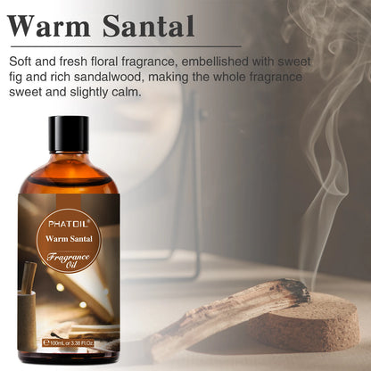 PHATOIL 100ML with Dropper Fragrance Oil For Diffuser Fruit Carnival Almond Vanilla Golden Vintage No.1 Lucifer's Letter Oils