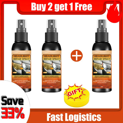 Car Lamp Restoration Polishing Kit - Headlight Scratch Remover & Oxidation Cleaner Repair Paste for Headlamp Assembly Polish Wax