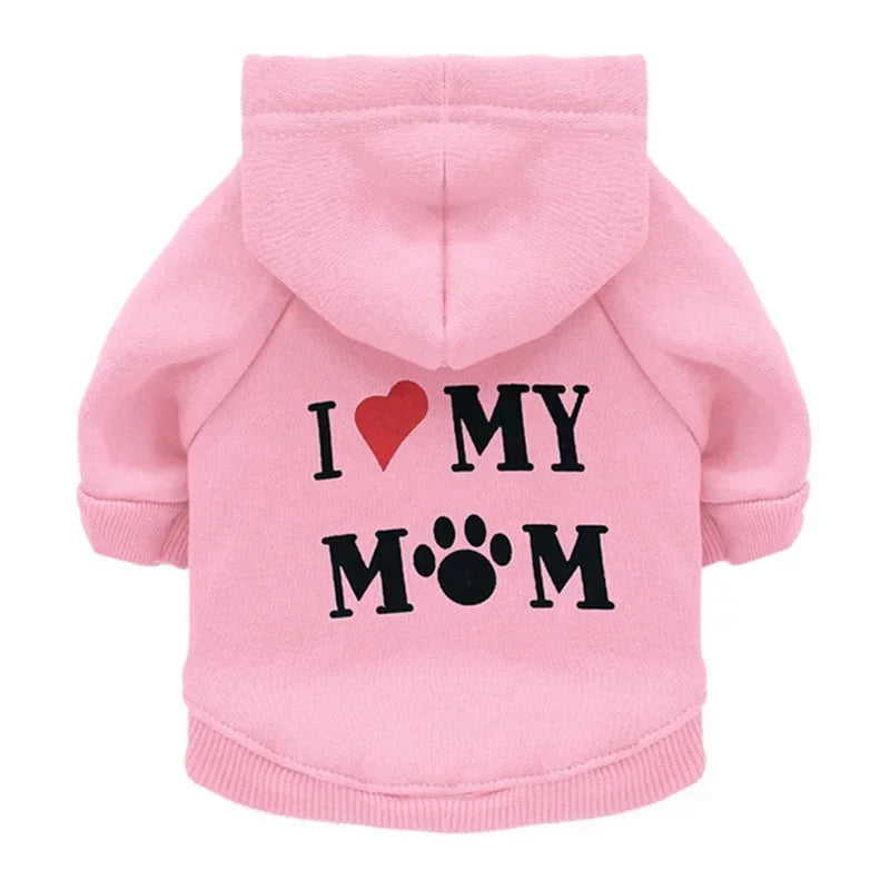 Security Dog Hoodie, Small Dog Coat, Chihuahua Sweatshirt, French Bulldog, Warm Puppy Clothes, XS-L