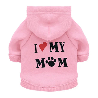 Security Dog Hoodie, Small Dog Coat, Chihuahua Sweatshirt, French Bulldog, Warm Puppy Clothes, XS-L