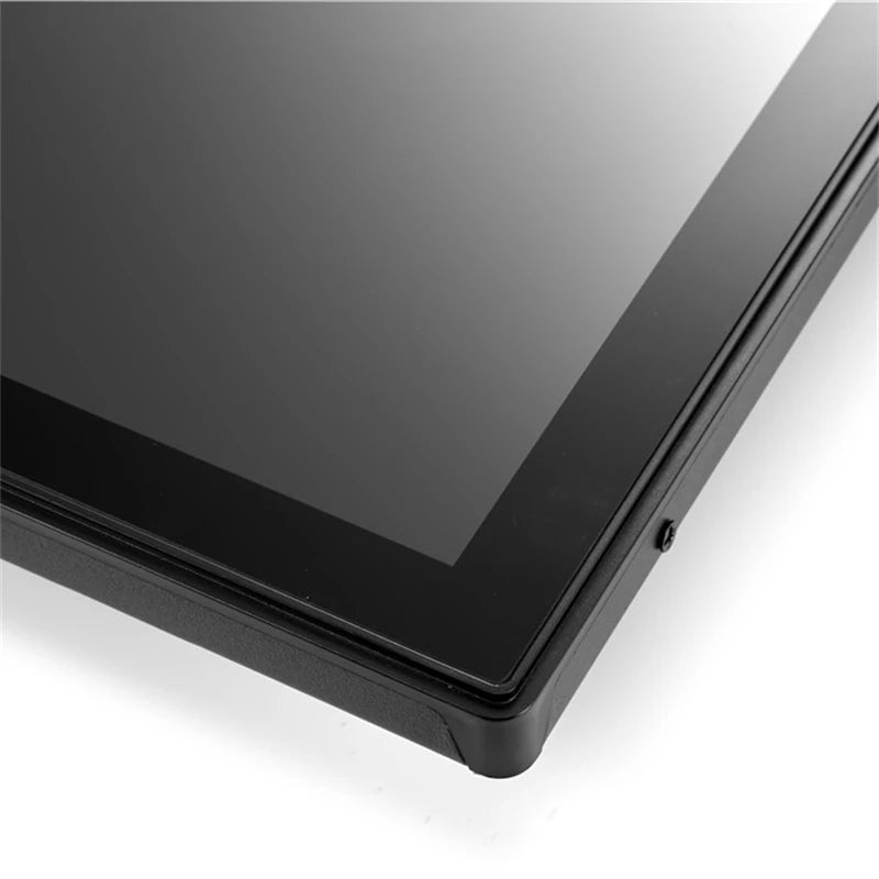 17 Inch Flat True Capacitive Touch Screen Monitor Waterproof Wall Mount Metal Case Industrial Square Display With VGA HDMI USB
