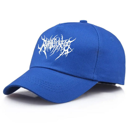 Fashion Gothic Street Punk Embroidery Baseball Caps Adjustable Hip-hop Snapback Caps Spring Summer Hat Man Women Outdoor Sports