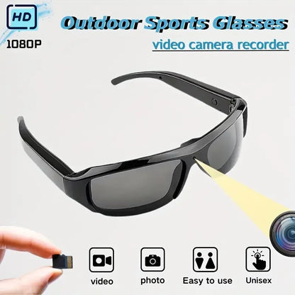 Portable 1080P HD Mini Glasses With Camera Video Recorder Wearable glasses Camera Outdoor Sports DV DVR Surveillance Camcorder