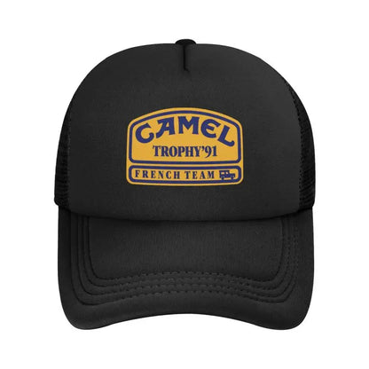 Camel Trophy 91 Print Mesh Baseball Cap Men Women Summer Sun Caps Street Hip Hop Hat Outdoor Sunshade Hat Daily