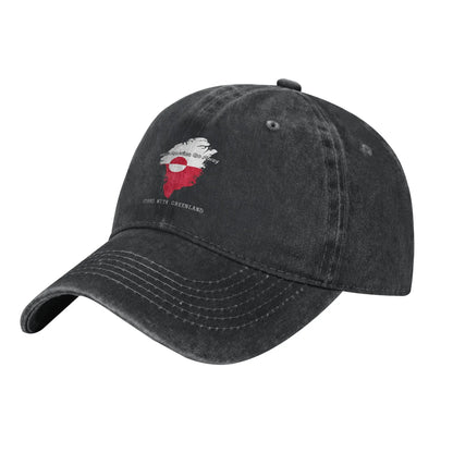 MAGA Make America Go Away  Men Women Baseball Caps Greenland Distressed Denim Caps Hat Classic Outdoor Summer Gift Headwear