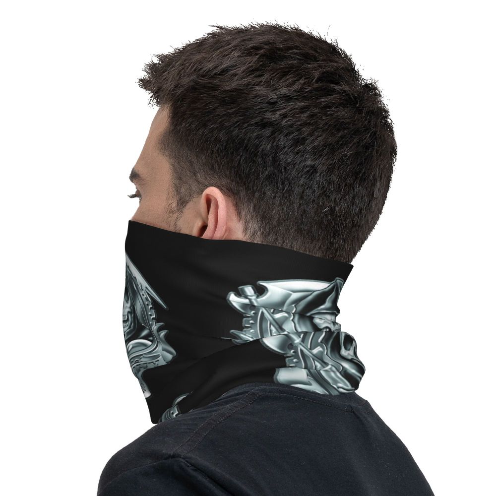 Custom 1 Percenter Essential Sons Bandana Neck Gaiter for Ski Camping Men Women Wrap Scarf TV Show Anarchy Headband Warmer