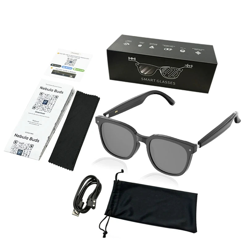 Xiaomi New AI Intelligent Translation Glasses Touchscreen Sunglasses Smart Bluetooth Glasses Listen To Music Voice Call