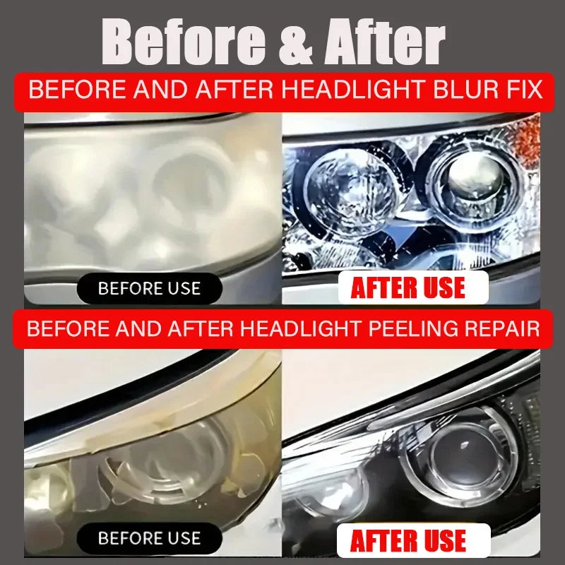 Car Headlight restoration Polishing Repair Fluid lamp Coating polisher Wax Agent cleaner for  restoration Remove Oxidation