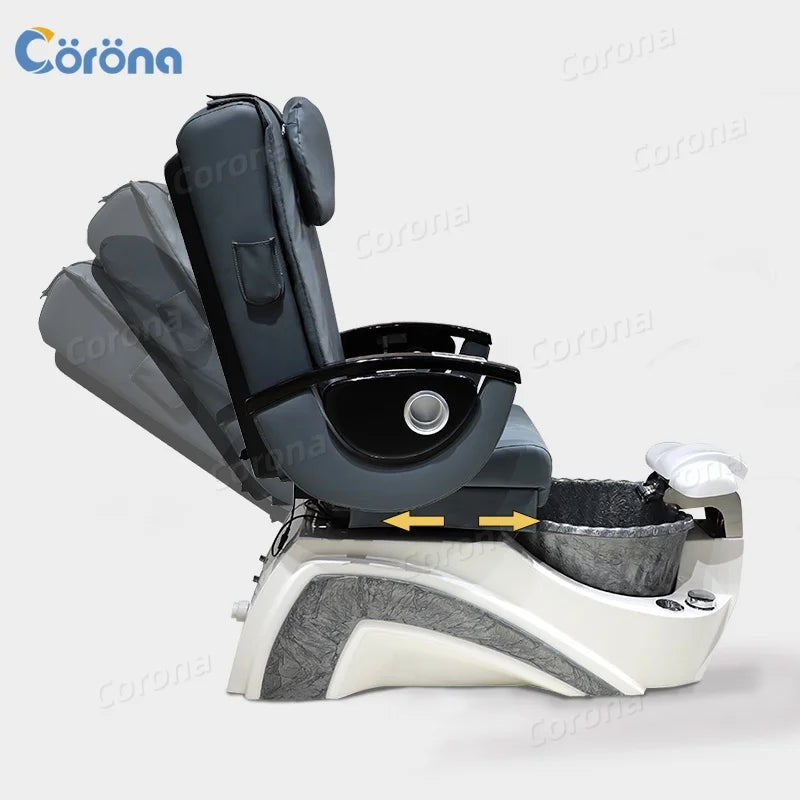 Luxury Pedicure Spa Massage Chair For Nail Salon Modern Beauty Salon Furniture Electric Kneading Massage Foot Spa Chair