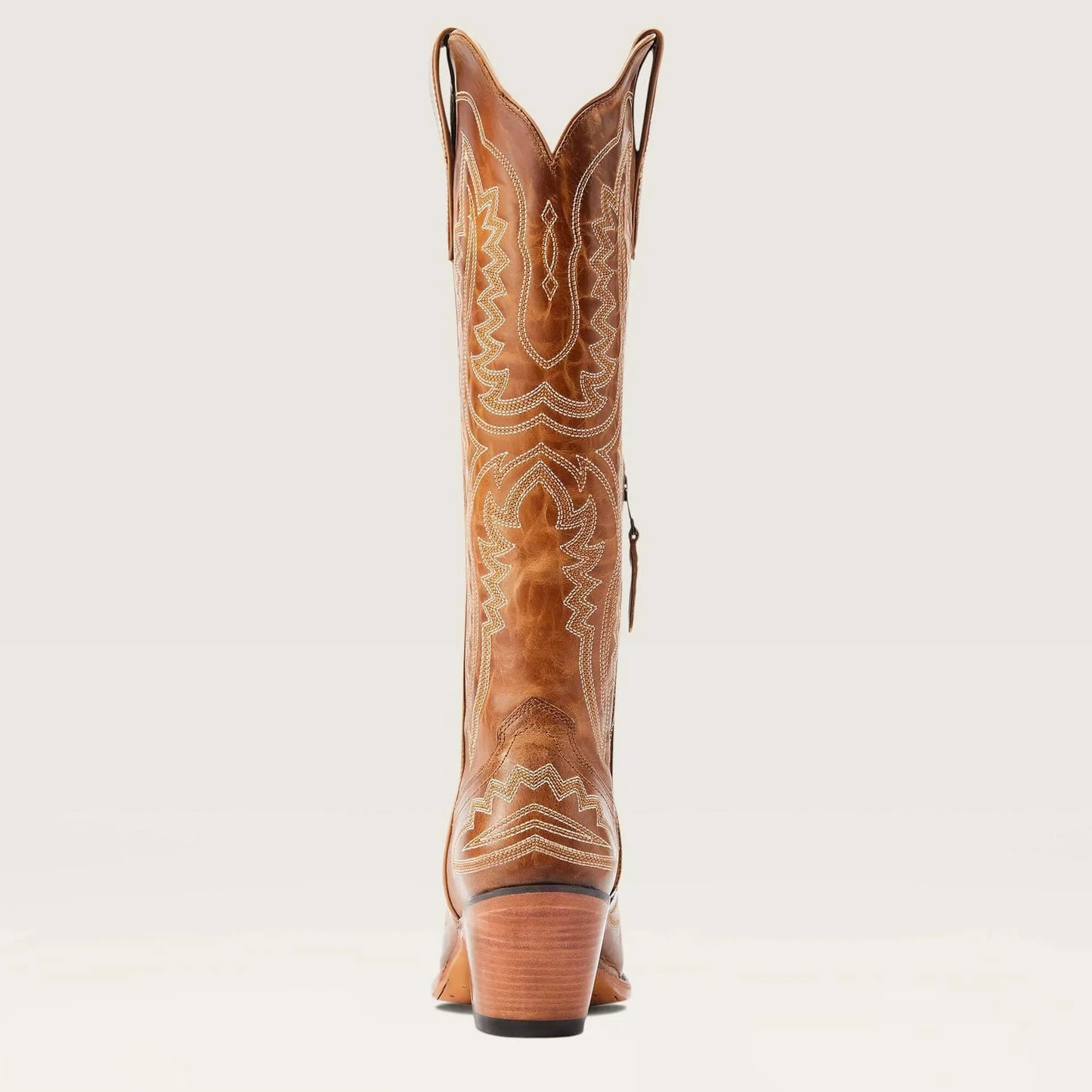 Women Western Cowboy Style Boots Pointed Thick High Heels Knee Length Embroidered Boot Autumn Block Heel Retro Casual Shoes