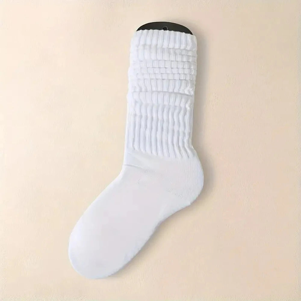 3/6 Pairs Pleated Mid Length Socks Women's Fashion Lolita Bubble Socks Comfort Non Pilling Autumn Versatile Girl Elephant Socks