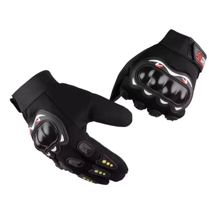 Men's Breathable Motorcycle Gloves Closed Finger Racing Gloves for Outdoor Sports Crossbike Riding