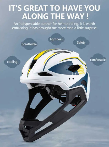 Eastinear High Quality Lightweight Children's Bicycle Helmet Full Face Removable Roller Skateboard Helmet Protects Head Safety