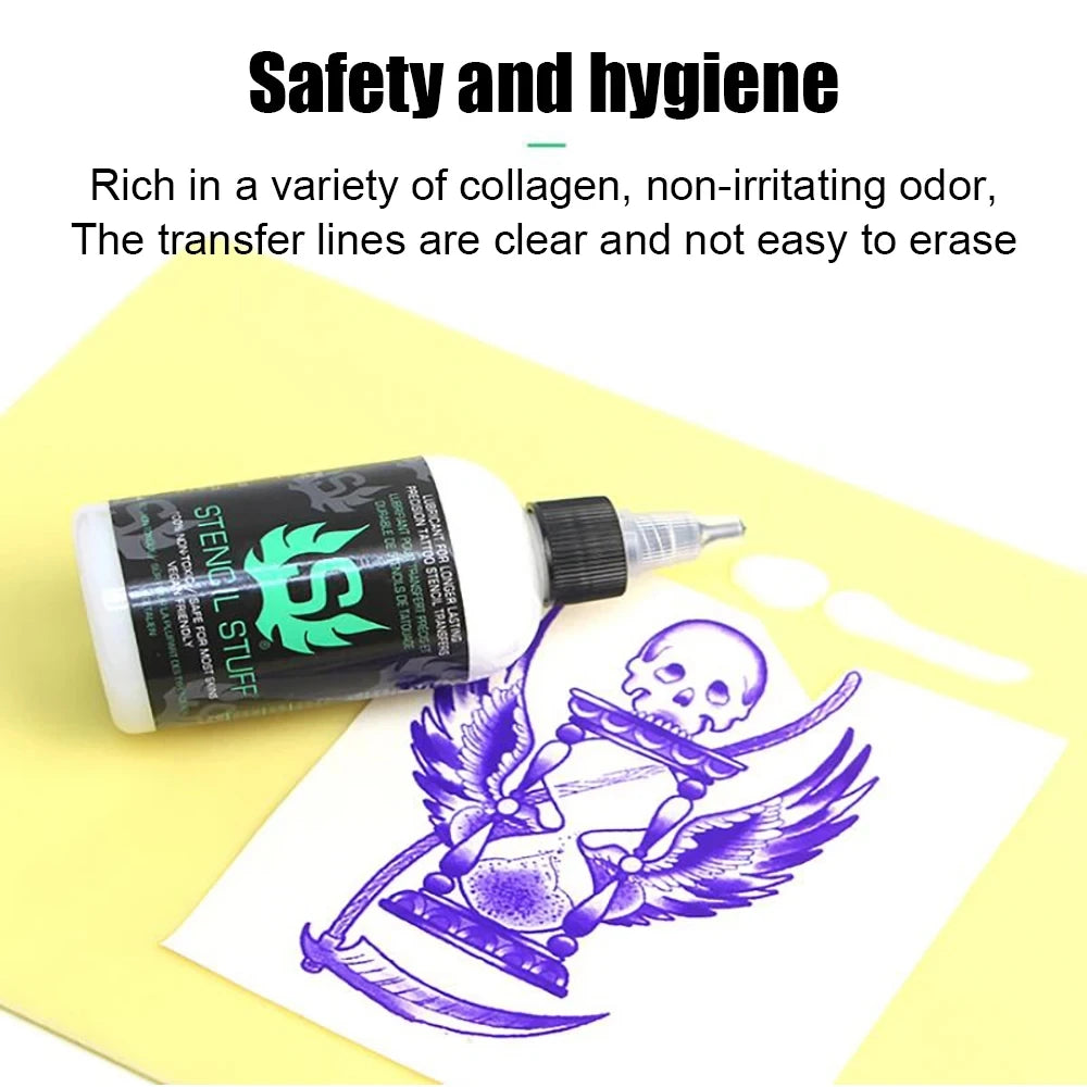 250/120/30ML Professional Tattoo Stencil Magic Gel Thermal Copier Gel Transfer Stuff Solution Cream Tattoo Accessories