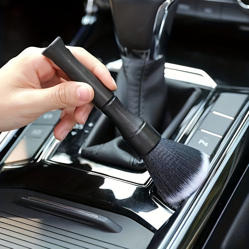 1pcs Car Interior Detailing Brush Soft Bristle Cleaning Brush Motorcycle CarCleaning Tool Auto Detail Dash Duster Brush