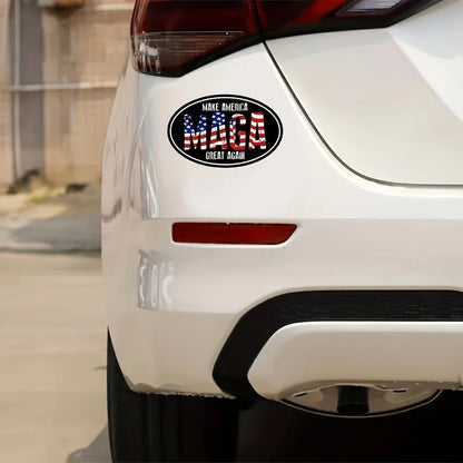2pcs Maga USA American Flag Vinyl Sticker Make America Great Again Sticker Maga Cars Trucks Laptops For Car motorcycle Bike