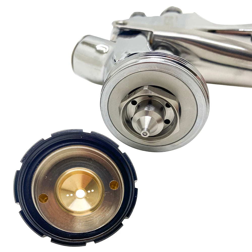 WS400 Pneumatic Spray Gun 1.3/1.4/1.7mm High Atomization Automotive Sheet Metal Paint Spray Gun Furniture Varnish Paint Spraying