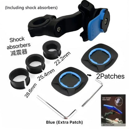 Standes Motorcycle Bike Phone Holder 360° Rotatable Detachable Mount for Delivery Navigation Self Lock Anti-shake Phone Holder