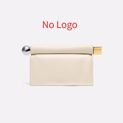 A New Luxury, Fashionable and Niche Rolled-up Clutch Bag for Women, A Versatile Folding Chain Single-shoulder Crossbody Bag