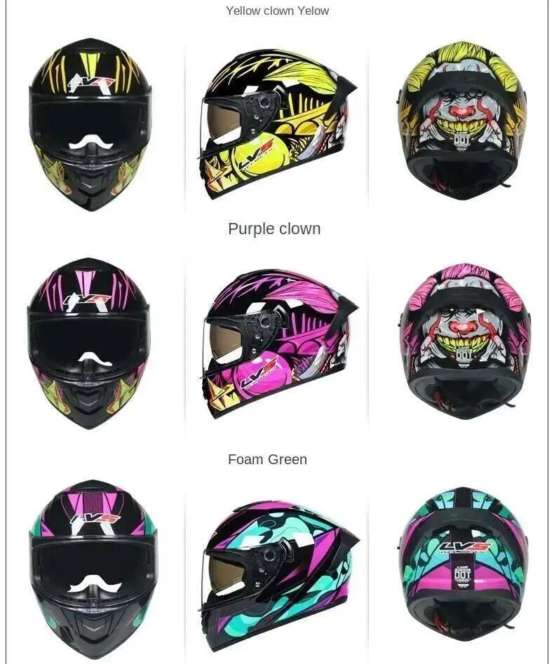 dual-lens Motocross helmet Professional racing dual lens safety helmet, off-road motorcycle full face protector, approved by DOT