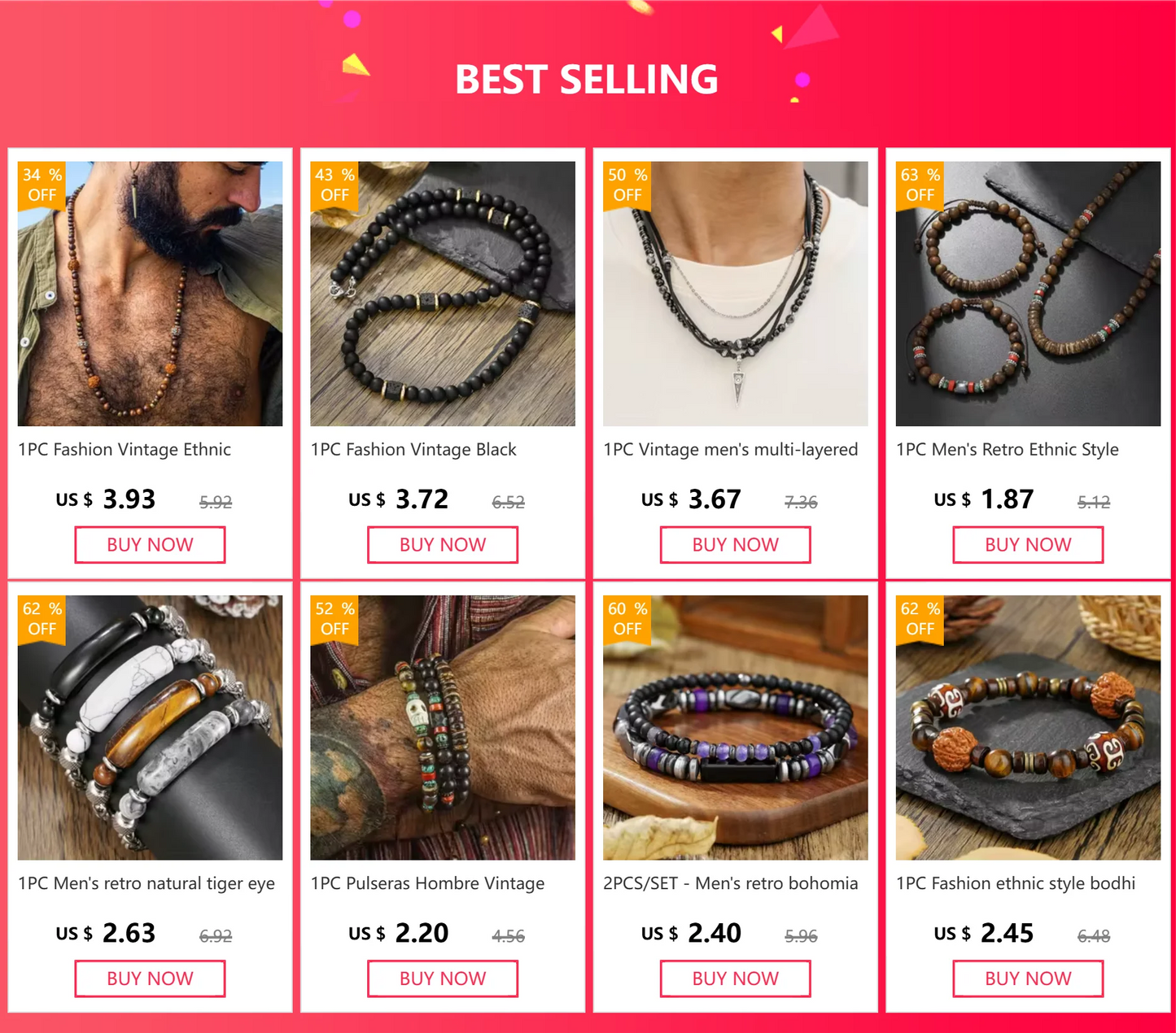 Collana Uomo Artificial Leather Rope Beaded Necklace Men Collier Homme Arrow Pendant Necklace For Men Jewelry Collar Hombre