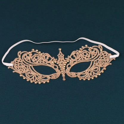 Wedding Dance Mask Headdress Bride Party Rhinestone Tassel Wedding Card Personality Mask Stage Accessories