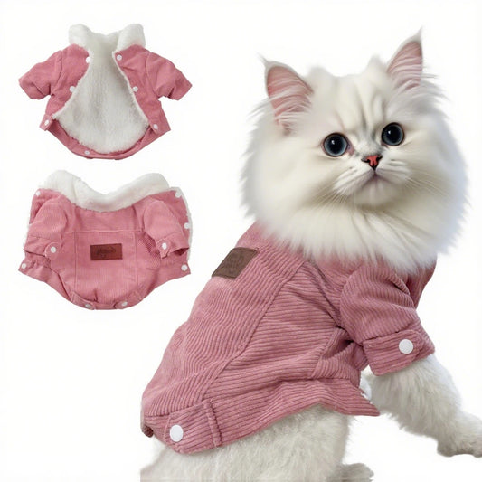 Autumn Winter Pet Cat Dog Clothes For Small Medium Dogs Soft Fleece Warm Cats Coat Jacket Puppy Kitten Sweater Chihuahua Vest