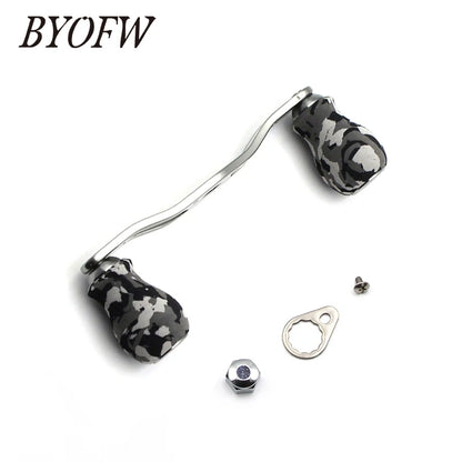 BYOFW Gunsmoke Baitcasting Fishing Reel Handle Camouflage Knobs For Abu Garcia Daiwa DIY Tool 4 Stainless Steel Ball  Bearings