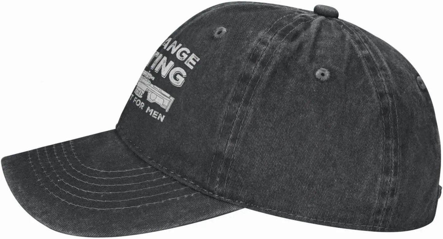 Funny Hat Long Ranges Shooting It's Like Golf But for Men Hat Men Dad Hats Cool Caps