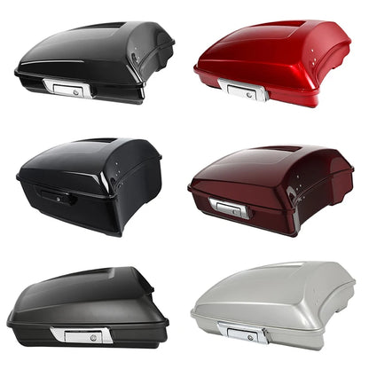 Motorcycle Razor Chopped King Trunk Latches For Harley Touring Road King Street Glide Road Glide 2014-2025