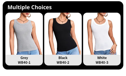 1/3 Pcs Women's Four Season Thin Slim Fit Solid Color Vest For Teenagers And Girls Solid Color Versatile Top Sexy Suspender Base