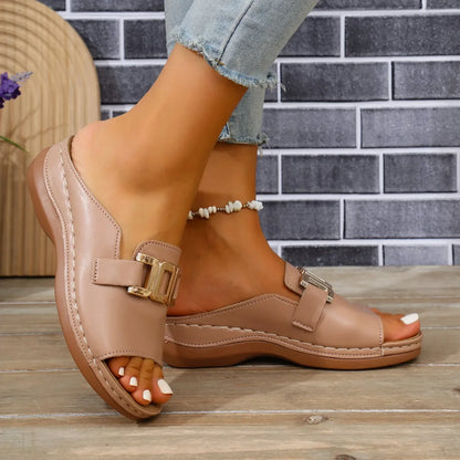 2025 Women Slippers Casual Flat Open Heel Shoes Lightweight Comfortable Sports Slippers Fashion Designer Sandals Slides Women