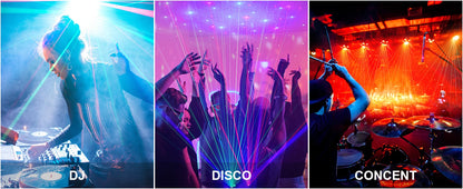Yiflamefly 150W Moving Head DJ Lights 6 Arms Party Lights RGBW 4IN1 LED Stage Lighs DMX512 For Wedding Party Disco KTV Wedding