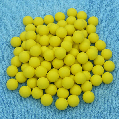 TR50 Paintball Ammo Reusable 0.5cal Rubber Ball Hard Plastic Bullet Projects for Self Defense 50 Rounds