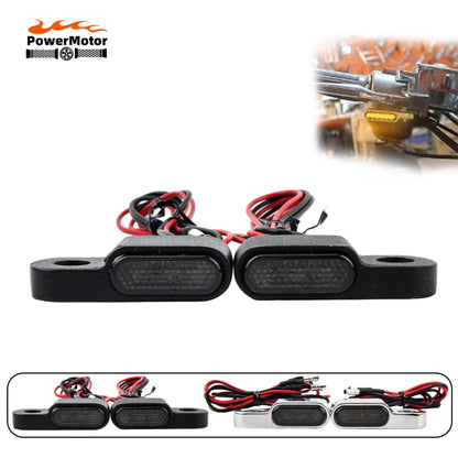 Motorcycle Motobikes LED Mini Turn Light Taillight Handlebar Bar End Blinker Lamp Indicators For Harley Honda Suzuki