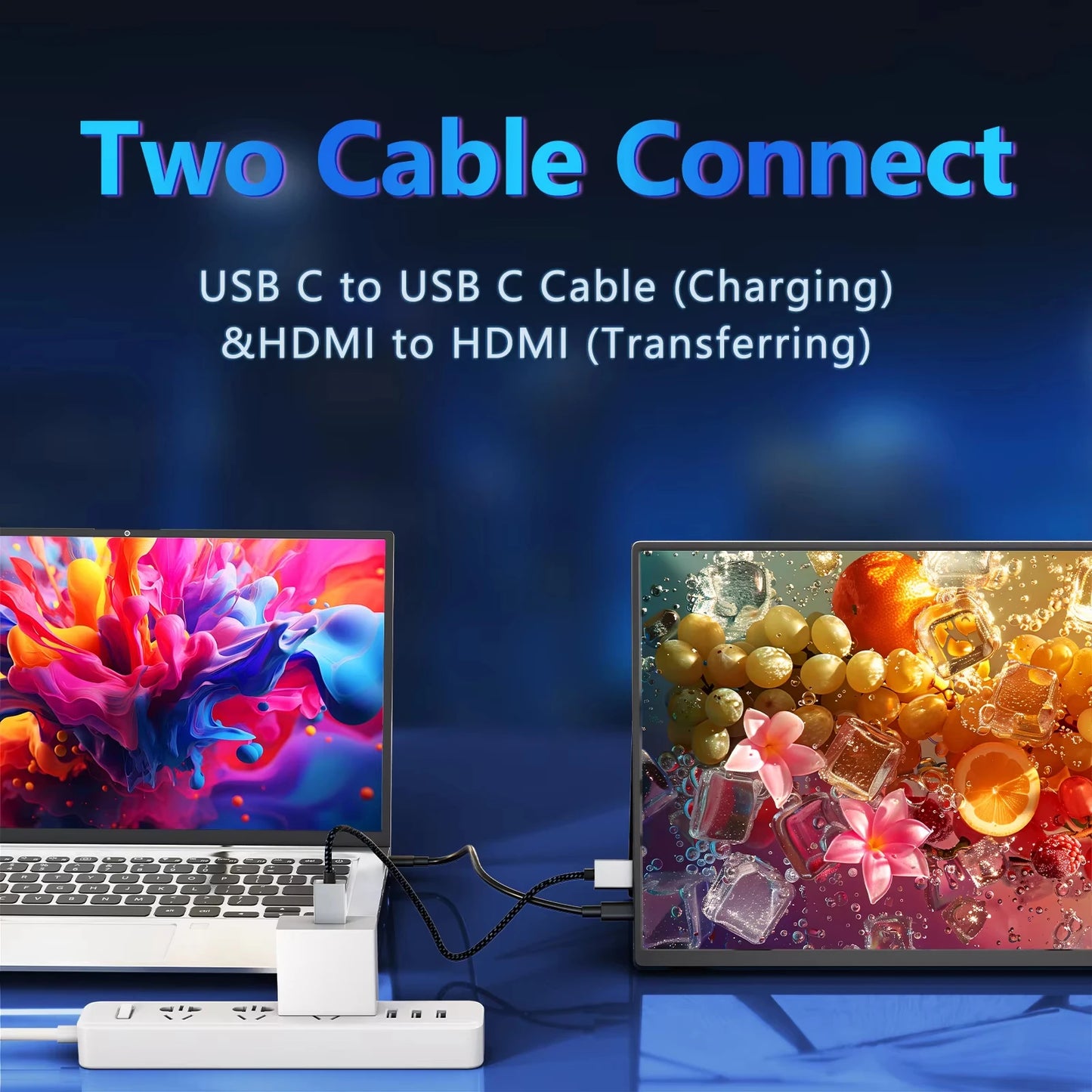 KTHIN PG03 PRO 16 inch 2.5K Portable Display 2560*1600 HDMI 120Hz Type-C 144Hz Travel Gaming Screen for Laptop Switch Computer