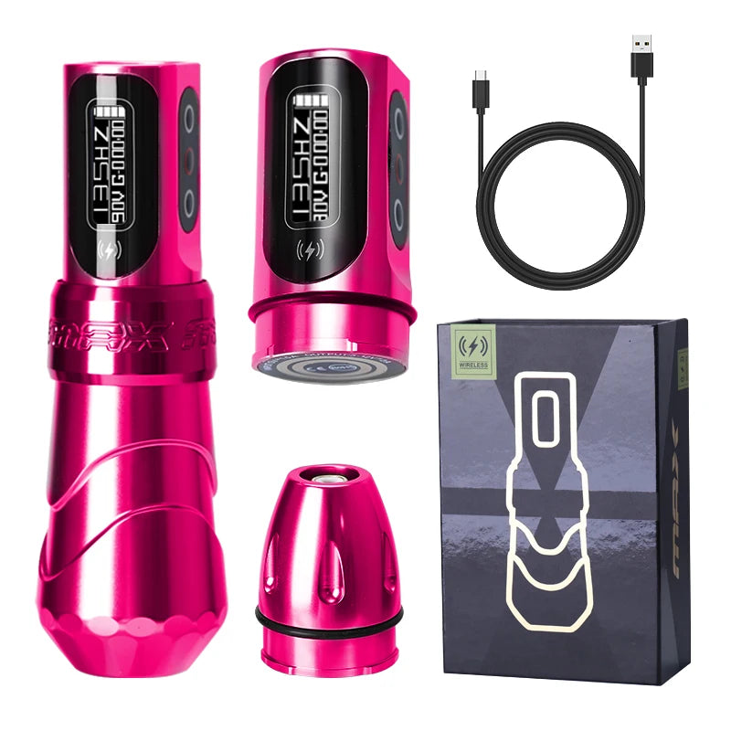 MAX Wireless Tattoo Machine Cartridge Pen 2400mAh Large Capacity Battery Coreless Motor Pen Machine For Tattoo Artists