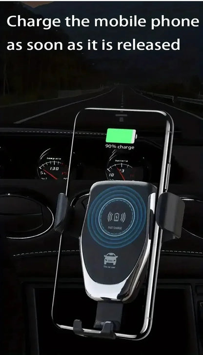 30W Wireless Chargers Fast Car For iPhone 15 14 13 12 11 Pro XS Max XR Samsung Xiaomi Wireless Charging Phone Car Holder Charger