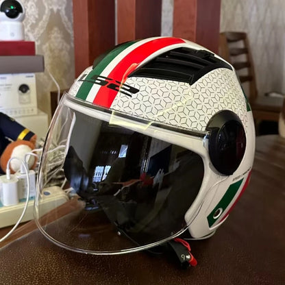 Original LS2 OF562 Casco Motorcycle 3/4 Open Face Ls2 Cascos Para Moto E-BIKE Helmet Electric Scooter Helmet of562 Capacete Moto