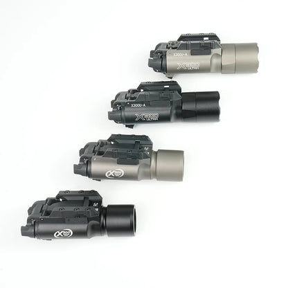 US Warehouse Metal SF X300 X300U Ultra Pistol Scout Light Tactical Rifle Airsoft  Hunting Weapon Flashlight for 20mm Rail