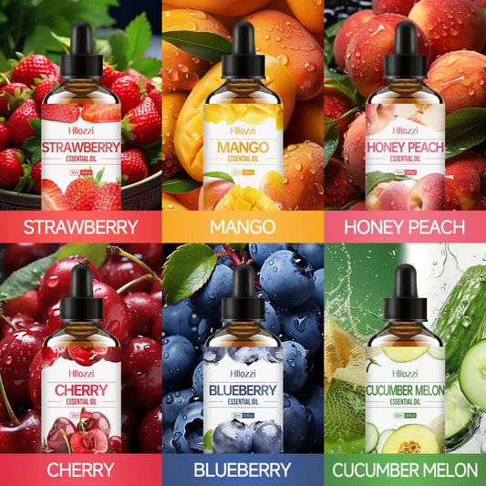 A combination of colorful fruit essential oils, enjoy refreshing moments, massage, skin care, suitable for all skin types.