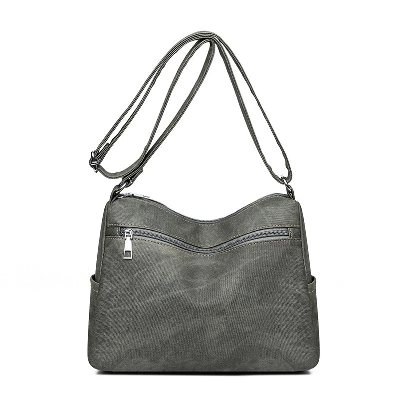 Fashion Women's Canvas Crossbody Bag Luxury Designer Tote Shoulder Bags for Ladie Old Money Messenger Handbags