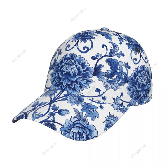 Golf Hat Men Baseball Cap Sports Vintage Baroque Flowers Snapback Hat Fashion Outdoor Hip Hop Hats For Men Women Unisex