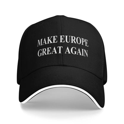 MEGA Make Europe Great Again Sun Baseball Cap Summer Women Men   Trucker Hat Breathable Stylish Hiking Fishing Baseball Caps