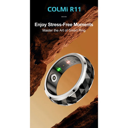 2026 New  Smart Ring, Fidget Spinner Anxiety Relieve Ring with Charging Case for Men, Health and Sleep Monitor, 5ATM Waterproof