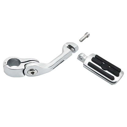 Motorcycle 1 1/4" Highway Footrest Engine Guard Mount Footpegs For Harley Road King Sportster 1200 Iron 883 Electra Street Glide