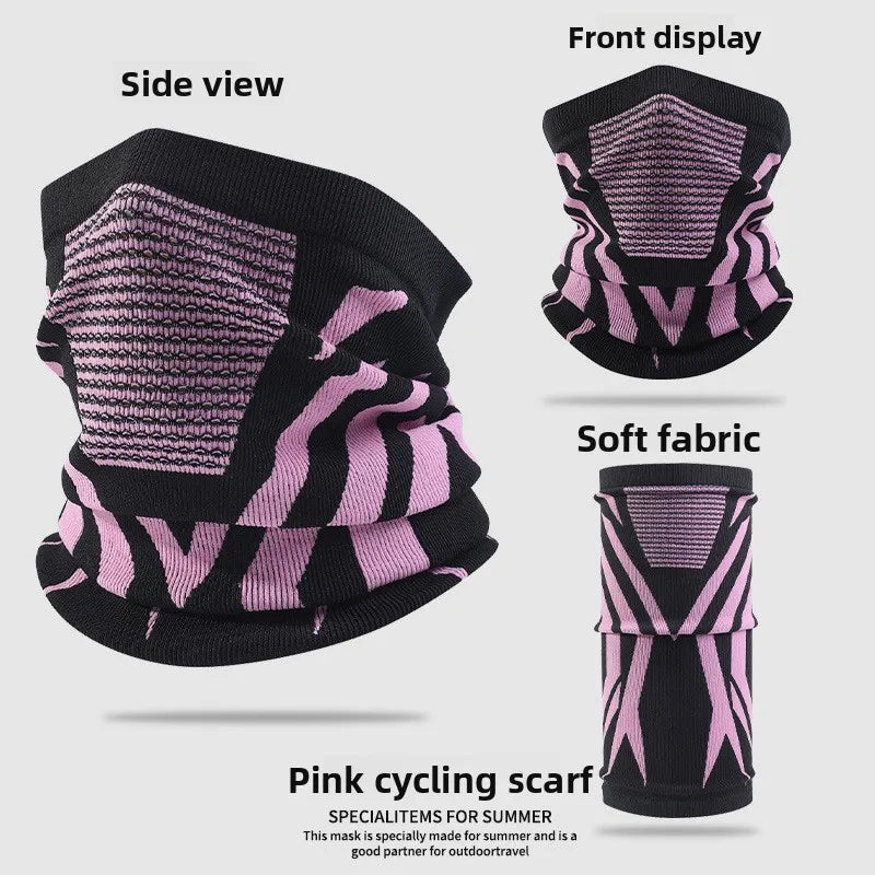 Motorcycle Balaclava Winter Neck Warmer Windproof Face Mask Cold Protection Seamless Scarf Ear Cover Breathable Riding Outdoor