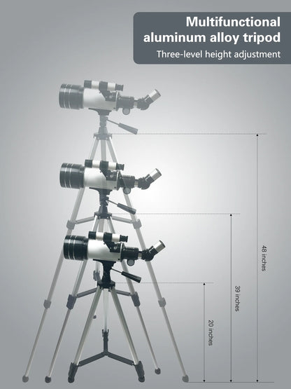 16-120x70mm Astronomical Telescope for Kids & Adults Aperture 400mm refractor Refracting Telescope for Beginners in Astronomy