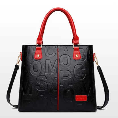 Soft Leather Handbag for Women Shoulder Crossbody Bag for Women Large Capacity Shopping