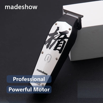 Madeshow M11 Professional Barber Manufacturer Hair Cut Machine Rechargeable Cordless Trimmer Electric Hair Clipper
